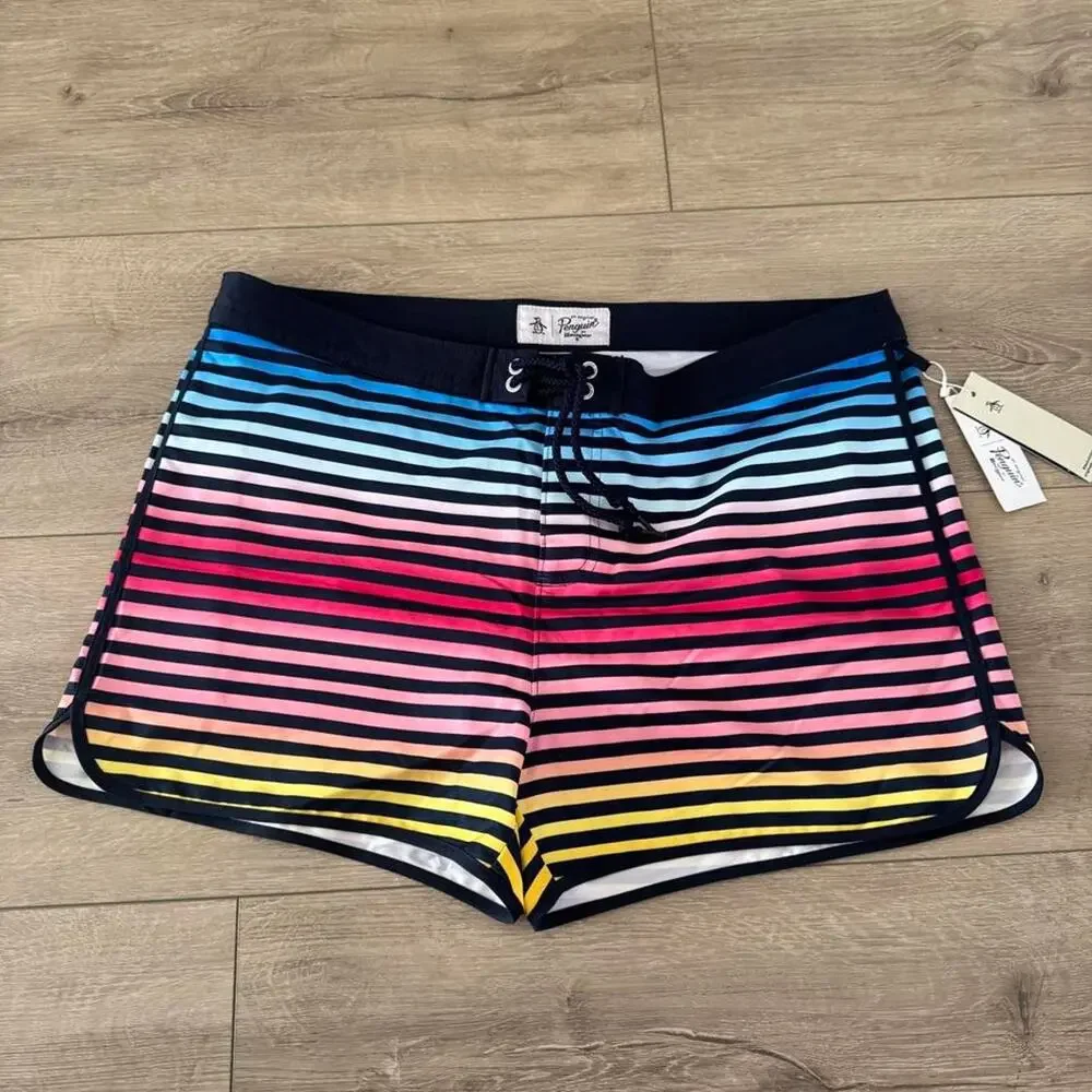 Original penguin multicoloured swim shorts